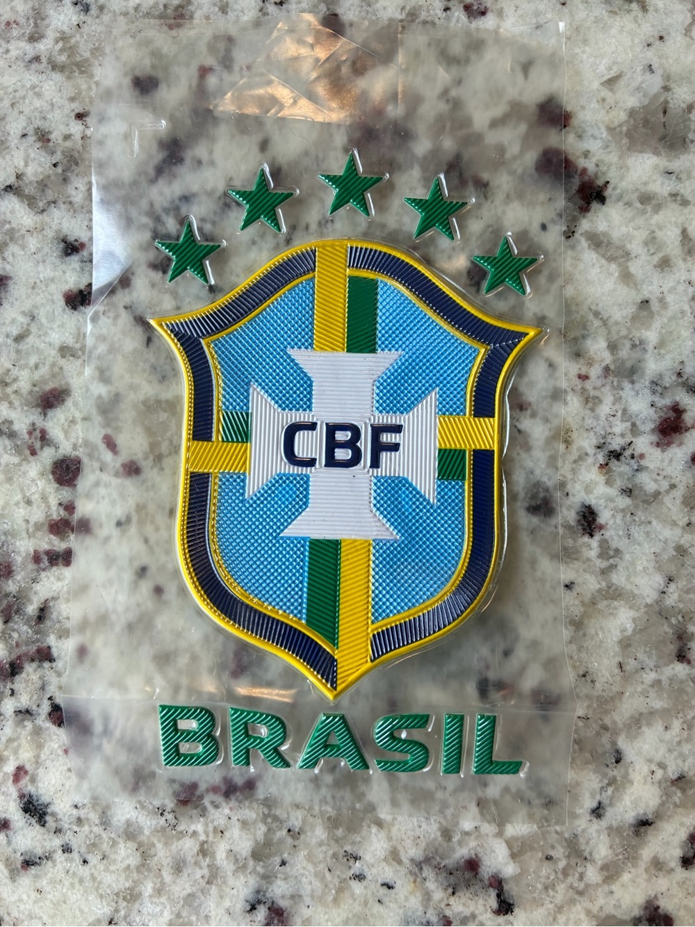 Brasil Green & Yellow Jersey patch - Picture 2 of 2